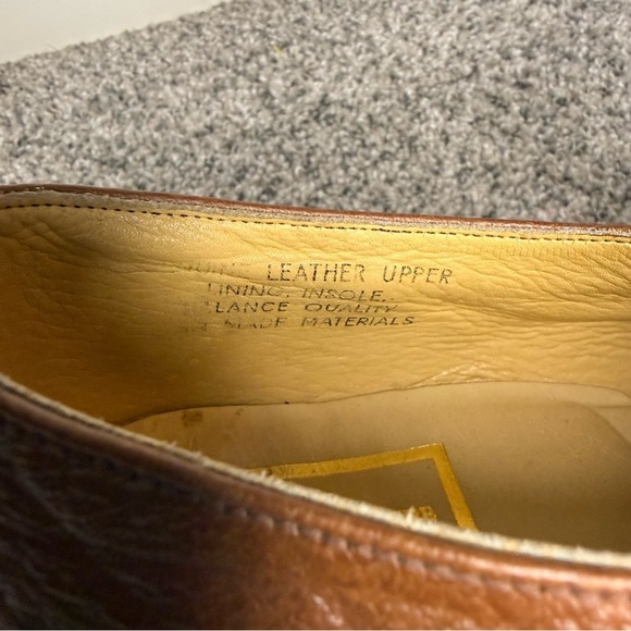 Vtg Stuart McGuire Brown Genuine Leather Ortho Vent Dress Loafers Men’s 490 US 9 main image 7